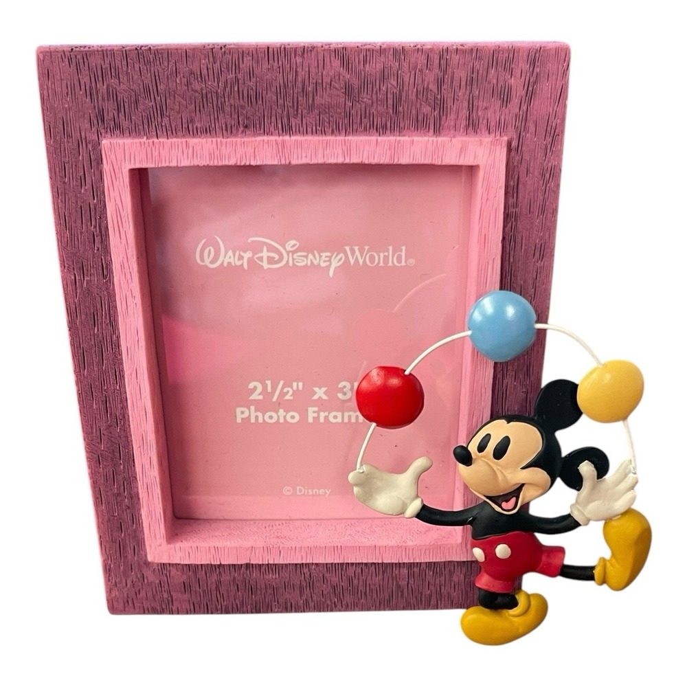 Walt‎ Disney World Mickey Mouse 2.5" X 3" Photo Frame